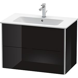 Duravit XSquare Duravit XS417204040 81x56x47.8cm, 2 tiroirs, noir brillant