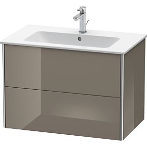 Duravit XSquare Duravit XS417208989 81x56x47.8cm, 2 tiroirs, flanelle gris brillant