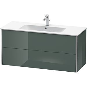 Duravit XSquare Waschtisch-Unterschrank XS417403838 121x56x47,8cm, 2 Schubkästen, Dolomiti Grey hochglanz
