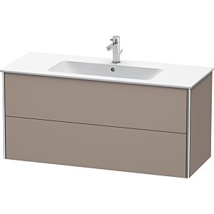 Duravit XSquare Duravit XS417404343 121x56x47.8cm, 2 tiroirs, basalte mat