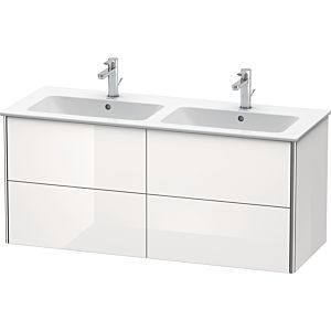 Duravit XSquare Duravit XS417503636 128x56x47.8cm, 4 tiroirs, blanc soie mat