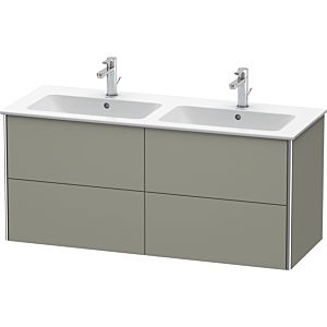 Duravit XSquare Duravit XSquare XS417509292 128x56x47.8cm, 4 drawers, stone gray silk matt