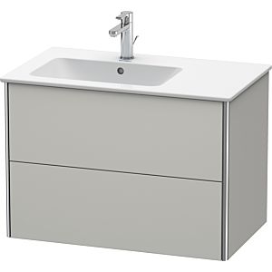 Duravit XSquare Duravit XSquare XS417600707 81x56x47.8cm, 2 drawers, basin on the left, matt concrete gray
