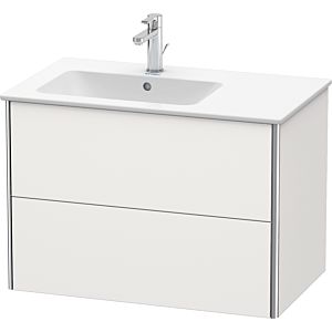 Duravit XSquare Waschtisch-Unterschrank XS417603939 81x56x47,8cm, 2 Schubkästen, Becken links, Nordic weiß seidenmatt