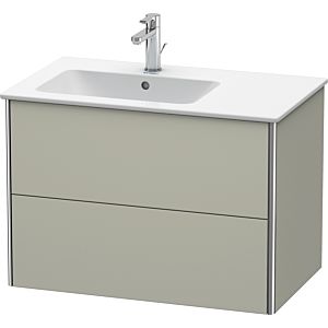 Duravit XSquare Duravit XSquare XS417606060 81x56x47.8cm, 2 drawers, basin on the left, Taupe silk matt