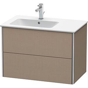 Duravit XSquare Duravit XS417607575 81x56x47.8cm, 2 tiroirs, vasque à gauche, Lin