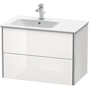 Duravit XSquare Duravit XS417608585 81x56x47.8cm, 2 tiroirs, vasque à gauche, blanc brillant