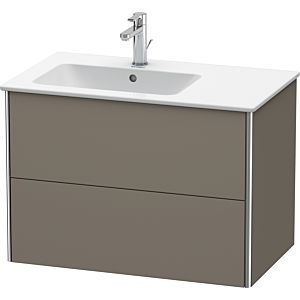 Duravit XSquare Duravit XSquare XS417609090 81x56x47.8cm, 2 drawers, basin on the left, flannel gray silk matt