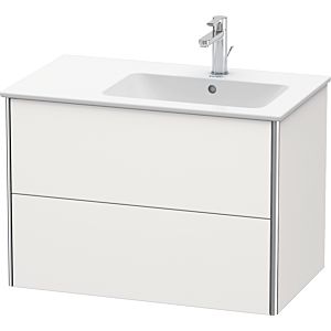Duravit XSquare Duravit XS417703939 81x56x47.8cm, 2 tiroirs, vasque à droite, nordique blanc satiné mat