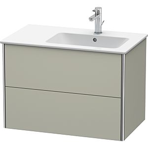 Duravit XSquare Duravit XSquare XS417706060 81x56x47.8cm, 2 drawers, basin on the right, Taupe silk matt