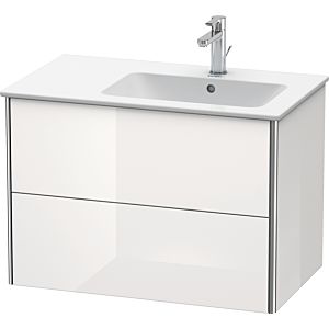 Duravit XSquare Duravit XSquare XS417708585 81x56x47.8cm, 2 drawers, basin on the right, white high gloss