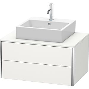 Duravit XSquare Waschtisch-Unterschrank XS491003939 80x40x54,8cm, 2 Schubkästen, Nordic weiß seidenmatt