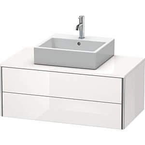 Duravit XSquare Waschtisch-Unterschrank XS491102222 100x40x54,8cm, 2 Schubkästen, weiß hochglanz