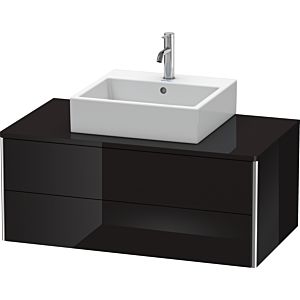 Duravit XSquare Duravit XS491104040 100x40x54.8cm, 2 tiroirs, noir brillant