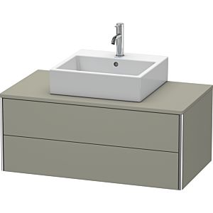Duravit XSquare Duravit XS491109292 100x40x54.8cm, 2 tiroirs, finition gris pierre satinée
