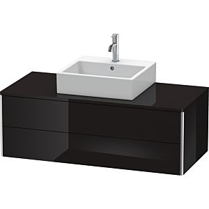Duravit XSquare Duravit XS491204040 120x40x54.8cm, 2 tiroirs, noir brillant