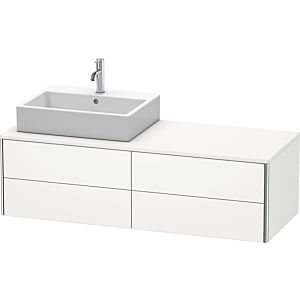Duravit XSquare Duravit XSquare XS4913L3636 140x40x54.8cm, 4 drawers, left, white silk matt