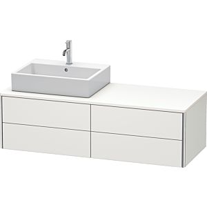 Duravit XSquare Duravit XSquare XS4913L3939 140x40x54.8cm, 4 drawers, left, Nordic white silk matt