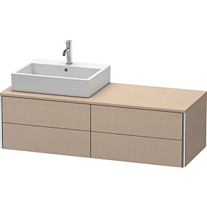 Duravit XSquare Duravit XSquare XS4913L7575 140x40x54.8cm, 4 drawers, left, Linen