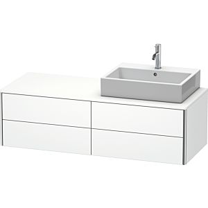 Duravit XSquare Duravit XS4913R1818 140x40x54,8cm, 4 tiroirs, droit, blanc mat