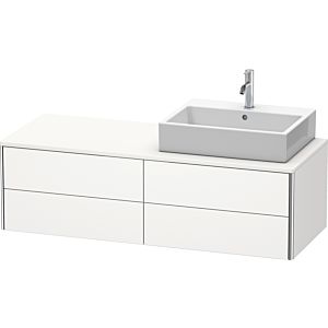 Duravit XSquare Duravit XS4913R3636 140x40x54,8cm, 4 tiroirs, droite, blanc satiné mat