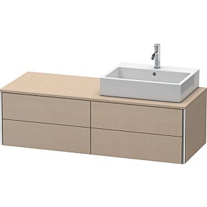 Duravit XSquare Duravit XSquare XS4913R7575 140x40x54.8cm, 4 drawers, right, Linen