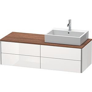 Duravit XSquare Duravit XS4913R8585 140x40x54,8cm, 4 tiroirs, droite, blanc brillant