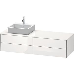 Duravit XSquare Duravit XS4914L8585 160x40x54.8cm, 4 tiroirs, gauche, blanc brillant