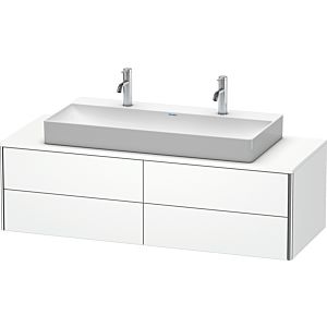 Duravit XSquare Waschtisch-Unterschrank XS4915M1818 140x40x54,8cm, 4 Schubkästen, weiß matt