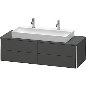 Duravit XSquare Duravit XS4915M4949 140x40x54.8cm, 4 tiroirs, Graphit matt