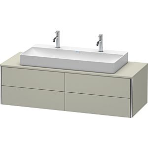 Duravit XSquare Duravit XSquare XS4915M6060 140x40x54.8cm, 4 drawers, Taupe silk matt