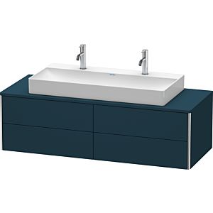 Duravit XSquare Duravit XS4915M9898 140x40x54.8cm, 4 tiroirs, bleu nuit satiné mat
