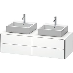 Duravit XSquare Waschtisch-Unterschrank XS4916B1818 140x40x54,8cm, 4 Schubkästen, beidseitig, weiß matt