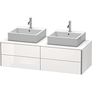 Duravit XSquare Duravit XS4916B2222 140x40x54.8cm, 4 tiroirs, des deux côtés, blanc brillant