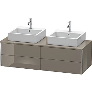 Duravit XSquare Duravit XSquare XS4916B8989 140x40x54.8cm, 4 drawers, both sides, flannel gray high gloss