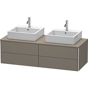 Duravit XSquare Duravit XSquare XS4916B9090 140x40x54.8cm, 4 drawers, both sides, flannel gray silk matt
