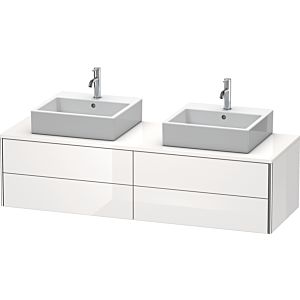Duravit XSquare Duravit XS4917B2222 160x40x54.8cm, 4 tiroirs, des deux côtés, blanc brillant