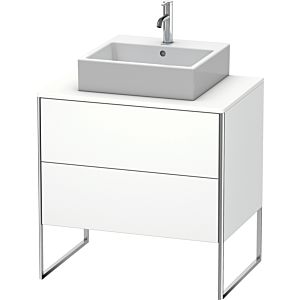 Duravit XSquare Waschtisch-Unterschrank XS492001818 80x53,8x54,8cm, 2 Auszüge, weiß matt