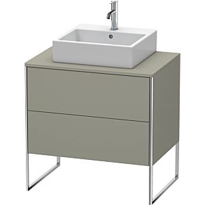 Duravit XSquare Duravit XS492009292 80x53.8x54.8cm, 2 coulissants, gris pierre soie mat