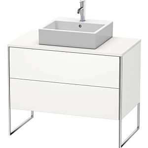 Duravit XSquare Duravit XS492103636 100x53.8x54.8cm, 2 tiroirs, finition satinée blanche