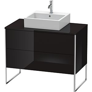 Duravit XSquare Duravit XS492104040 100x53.8x54.8cm, 2 tiroirs, noir brillant