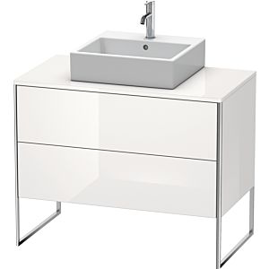 Duravit XSquare Waschtisch-Unterschrank XS492108585 100x53,8x54,8cm, 2 Auszüge, weiß hochglanz