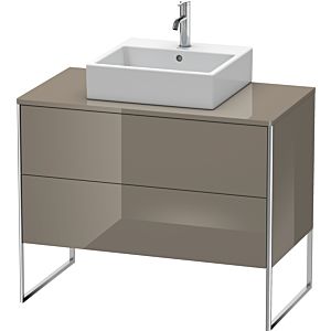 Duravit XSquare Duravit XS492108989 100x53.8x54.8cm, 2 tiroirs, flanelle gris brillant
