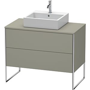 Duravit XSquare Duravit XS492109292 100x53.8x54.8cm, 2 tiroirs, gris pierre satiné mat