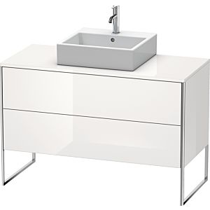 Duravit XSquare Waschtisch-Unterschrank XS492208585 120x53,8x54,8cm, 2 Auszüge, weiß hochglanz