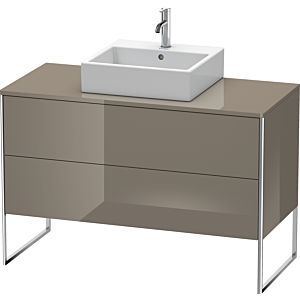 Duravit XSquare Duravit XS492208989 120x53.8x54.8cm, 2 tiroirs, flanelle gris brillant