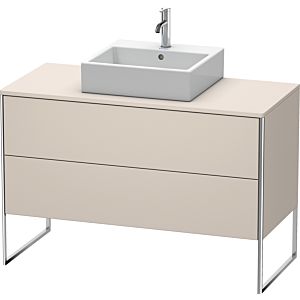 Duravit XSquare Waschtisch-Unterschrank XS492209191 120x53,8x54,8cm, 2 Auszüge, Taupe