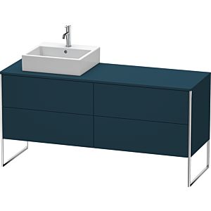 Duravit XSquare Duravit XS4924L9898 160x53.8x54.8cm, 4 coulissants, gauche, bleu nuit mat mat