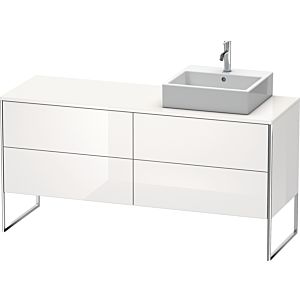 Duravit XSquare Duravit XS4924R2222 160x53.8x54.8cm, 4 tiroirs, droite, blanc brillant