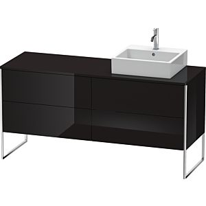 Duravit XSquare Duravit XSquare XS4924R4040 160x53.8x54.8cm, 4 pull-outs, right, black high gloss